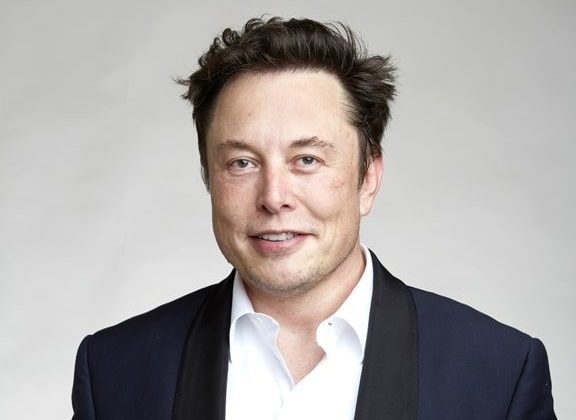 Photo of Elon Musk with messy hair at the Royal Society