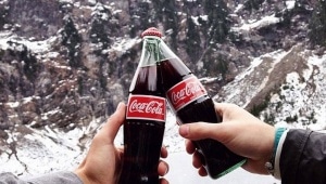 Coca cola bottles, cheers