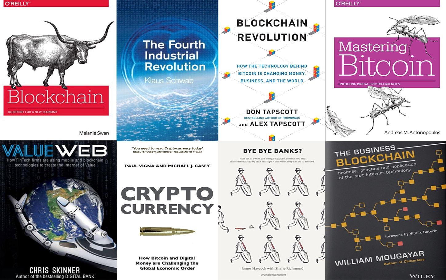 Top 20 blockchain books and whitepapers