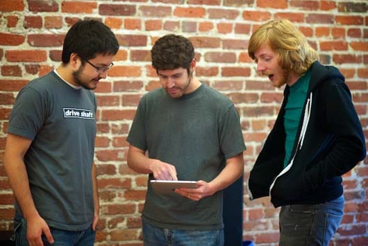 GitHub co-founders: Tom Preston-Werner, Chris Wanstrath, and P.J. Hyett
