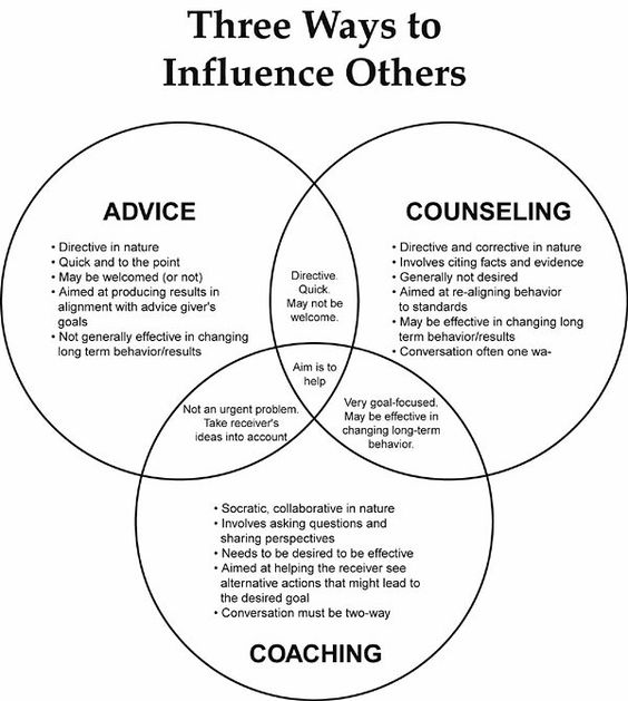 Three Ways to Influence Others (Mentoring Infographic)