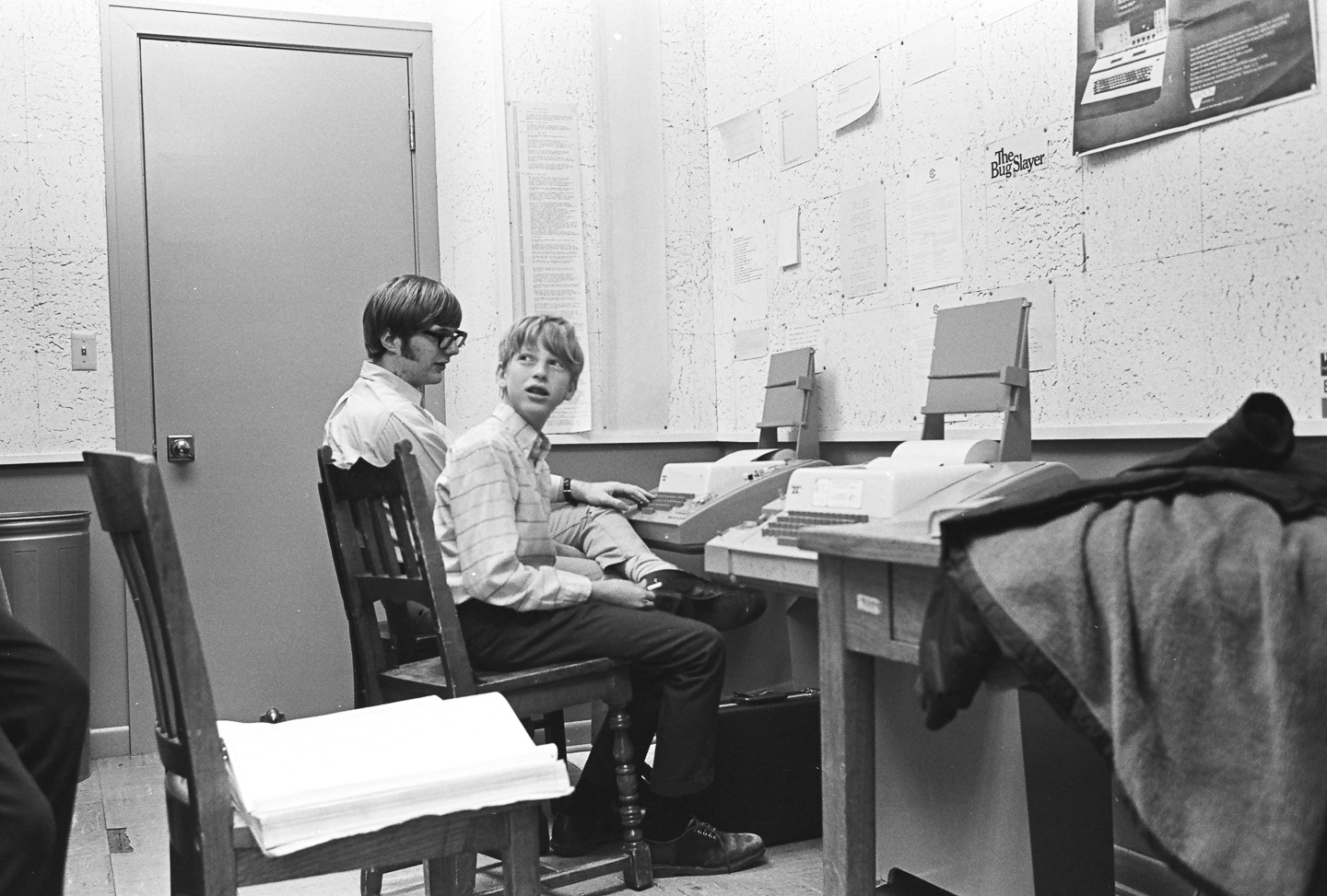 Photo of young Paul Allen & Bill Gates (co-founders of Microsoft)