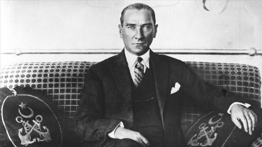 Mustafa Kemal Atatürk (public domain photo from early 1900s)