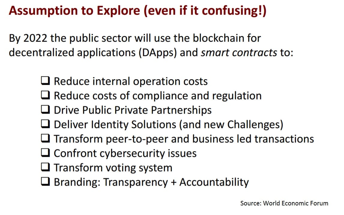 Wef blockchain predictions for 2020