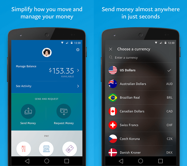 PayPal Mobile App 2017