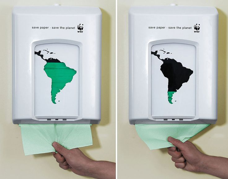 Save Paper Advertisement by WWF