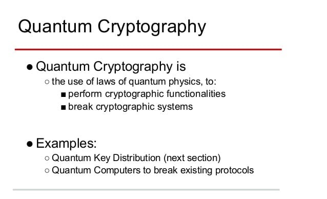 Quantum cryptography and possible attacks data