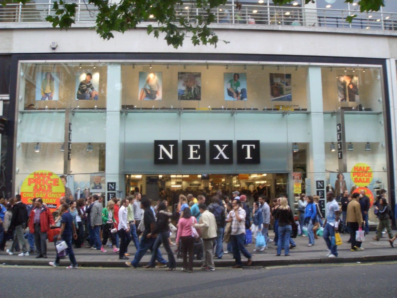 Next store, Oxford Street, London.