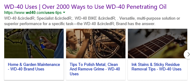 User generated content for WD-40